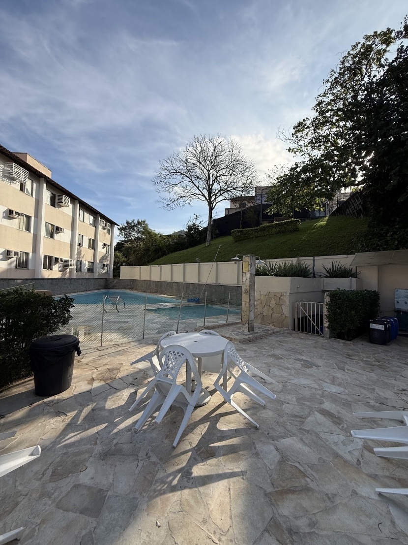 Área externa do condomínio — capa do apartamento no engenho de dentro
