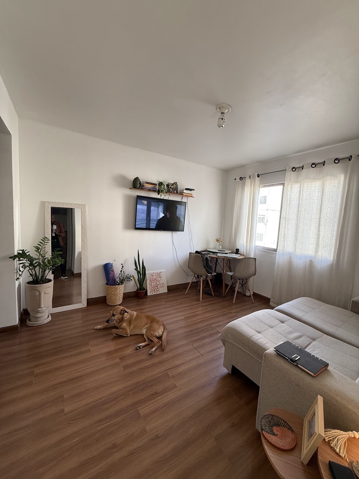 Sala do apartamento no engenho de dentro